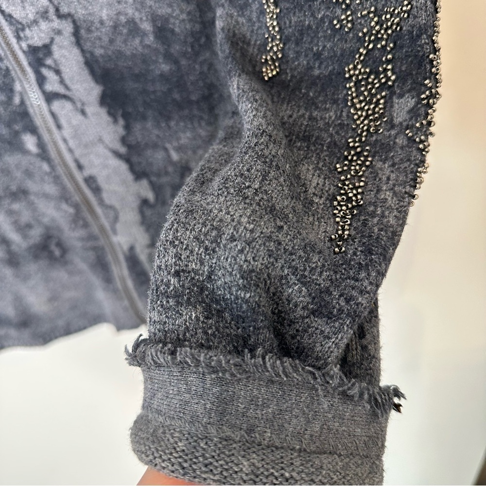 Monari Italia zip up long sleeve sweater jacket - Picture 8 of 14